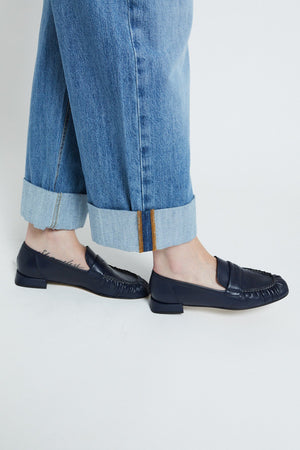 OTTOD'AME DP9766 Baggy Cuffed Crop Jeans