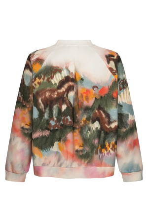 VON&ZU 3828 Sweater mit Print Abenteuer