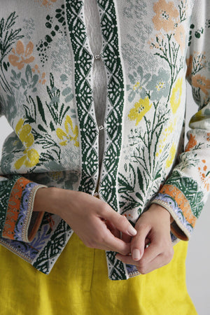 IVKO 251521 Jaquard Jacke Floral